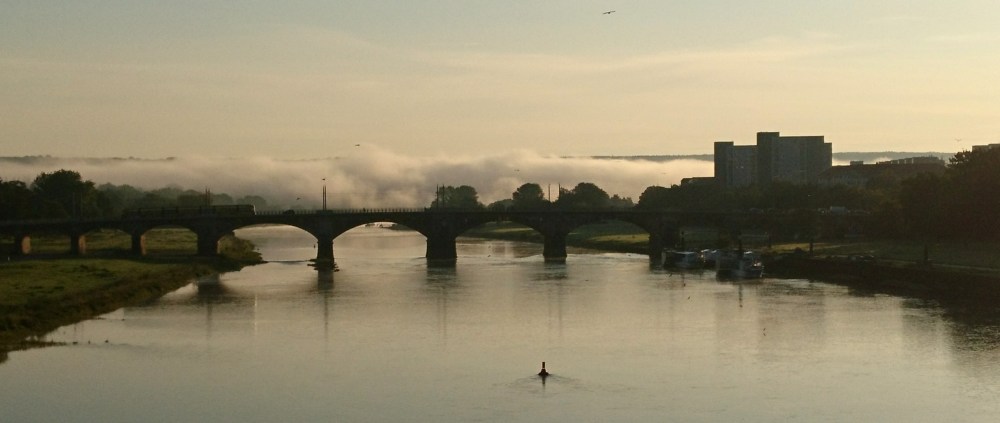 Dresden with clouds_early morning