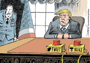 whether to tweet or to nuke
