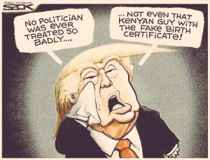No politician was ever treated so badly...