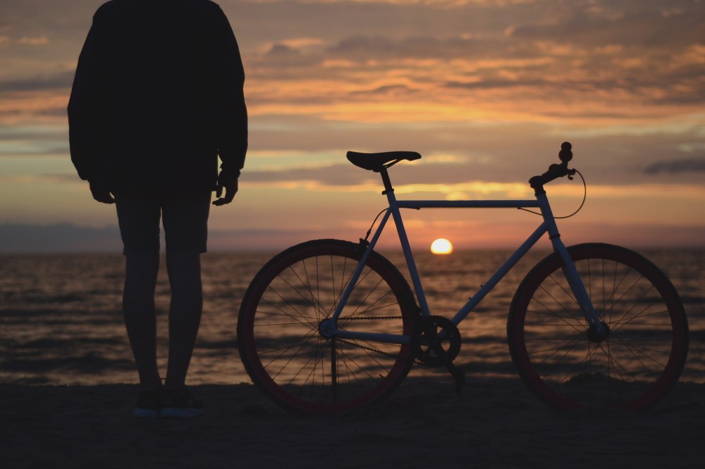 landscape-dawn-bicycle-man-free
